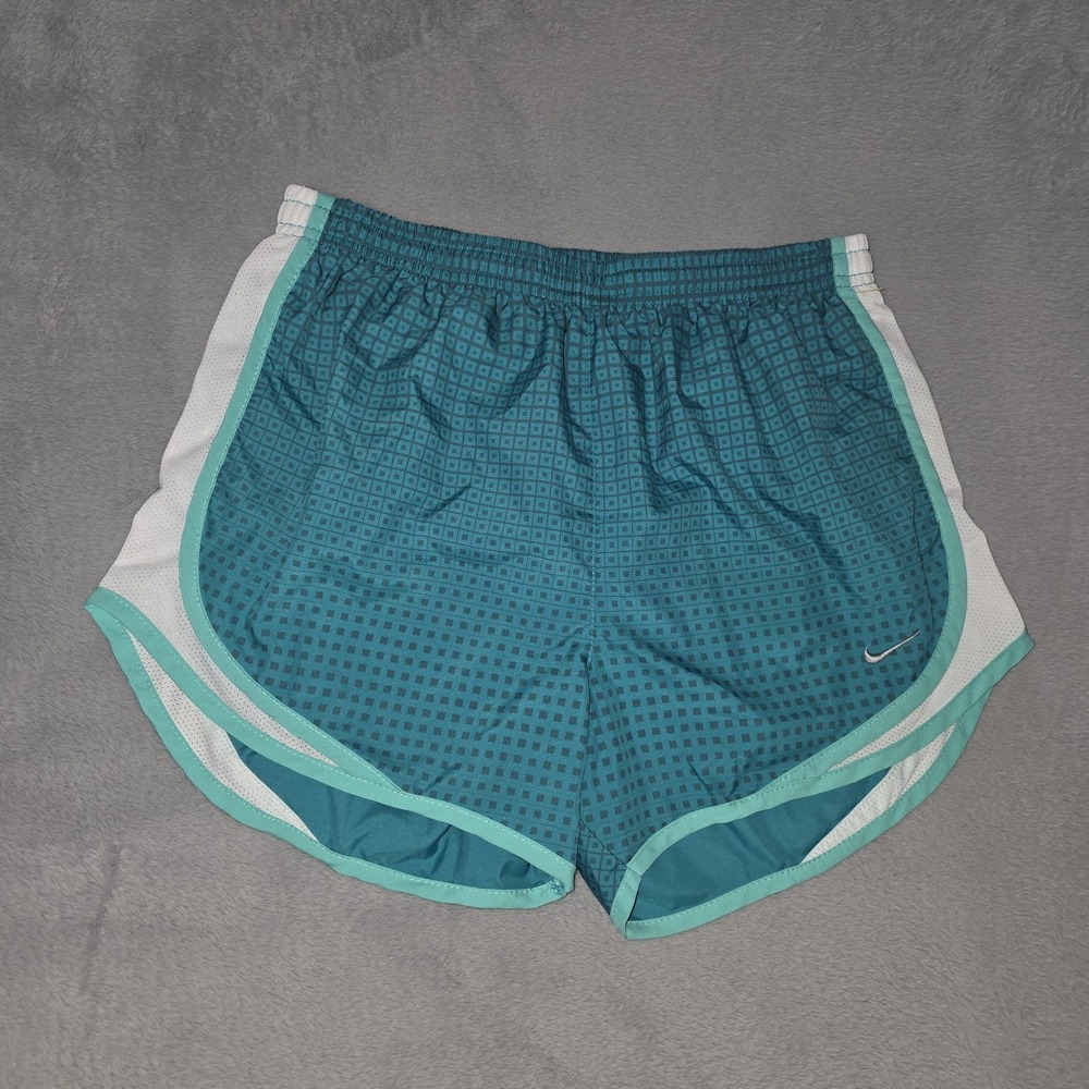 Nike Dri-Fit Teal Lined Running Shorts Size Small